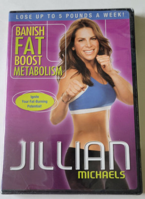 Jillian Michaels Banish Fat Boost Metabolism Exercise Fitness DVD New Sealed