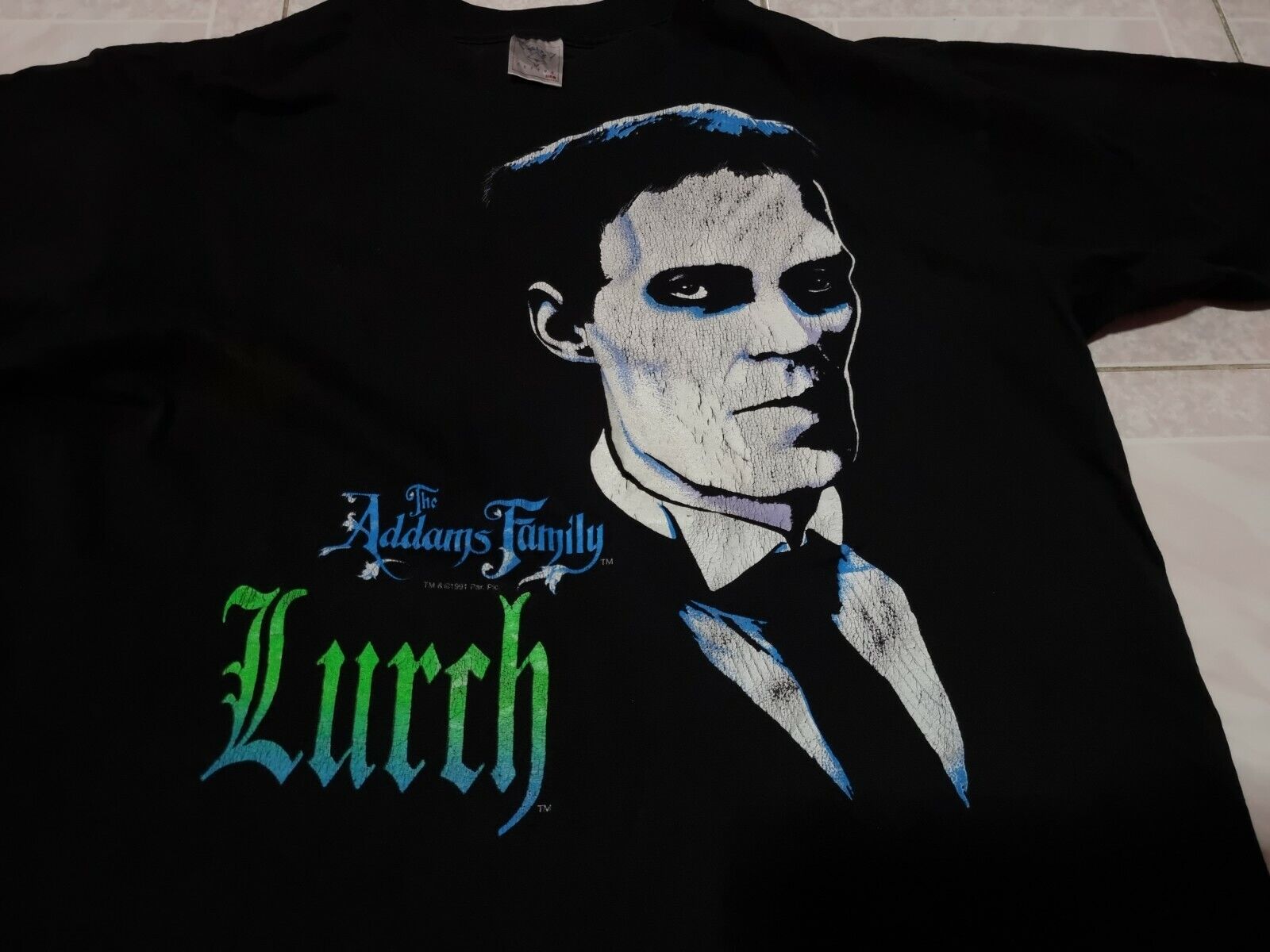 Rare Vintage 90s Lurch 1991 Shirt Addams Family T shirt Size XL