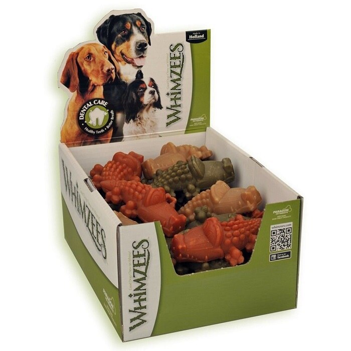 Whimzees Large Alligator Dog Chew Box of 30 UK