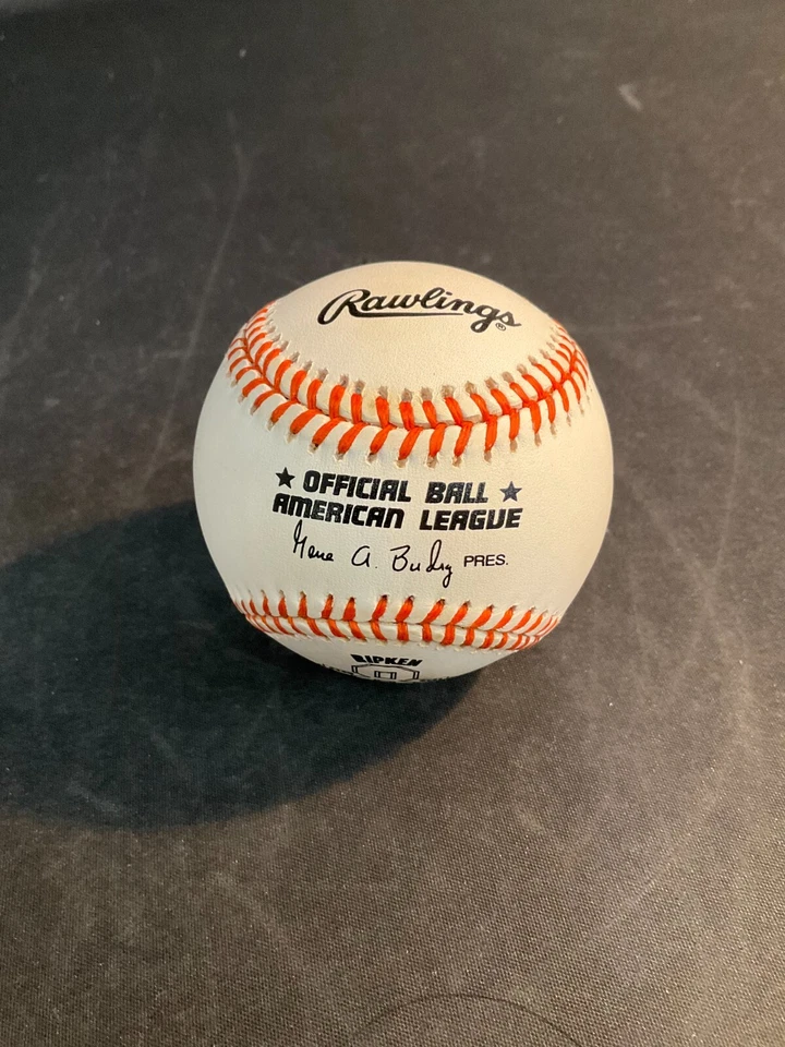 Official American League Baltimore Orioles Cal Ripken Jr Souvenir Baseball - Image 2 of 3