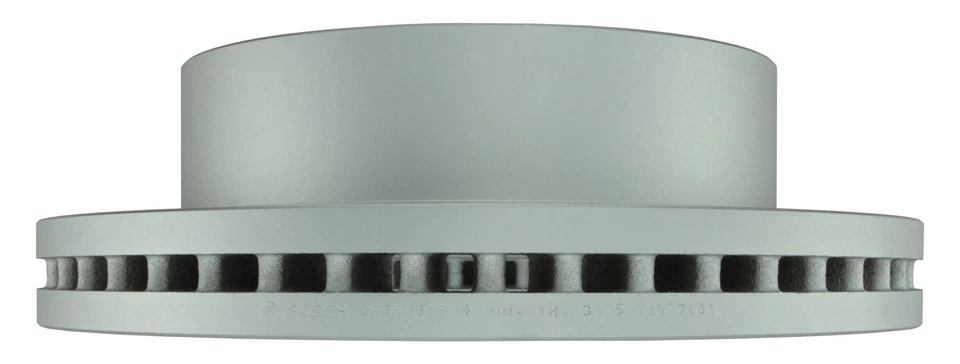 Rotor de freno de disco delantero Bosch QuietCast para Chevrolet Silverado 3500 HD 2011-2022 Foto 3 de 4