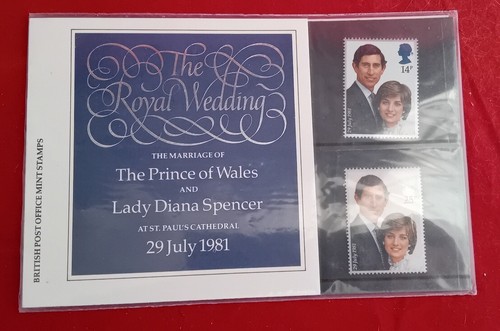 Rarely Seen Cadbury Typhoo 1981 Royal Wedding Presentation Pack + Original Pack - Picture 2 of 10