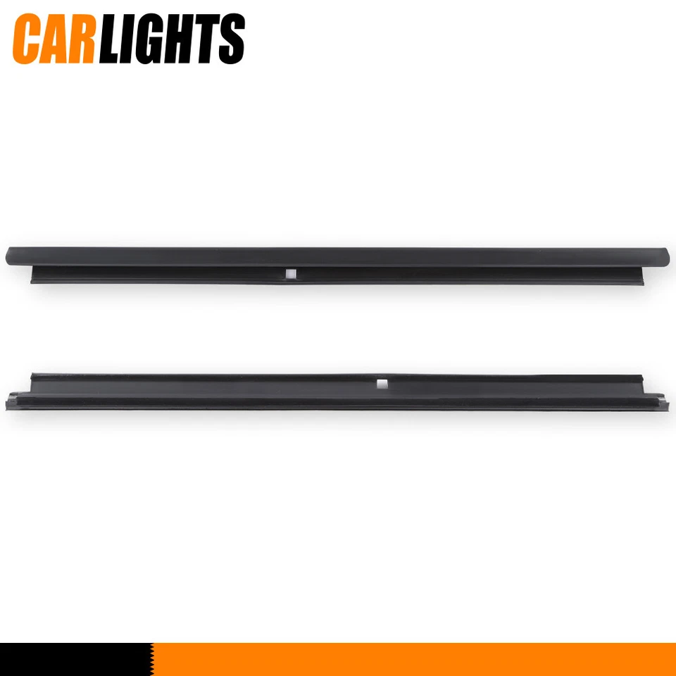 Fit For Chevy GMC Cadillac Truck 2PCS Outer Window Sweep Felt Rear Sealing Strip - Изображение 2 из 4