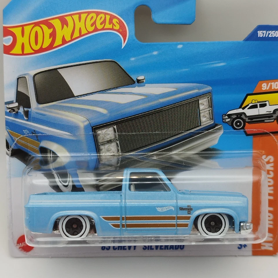 Hot Wheels Chevy Silverado '83 - Bleu - 2025 - Hw Hot Trucks - 1:64 - Neuf - Photo 2/4