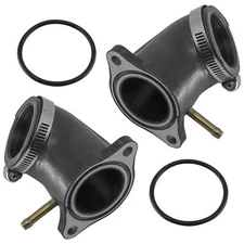 Front Rear Carburetor Boot Holder For Kawasaki Brute Force 650 KVF650 D E 05-13