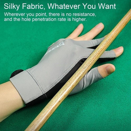 3 Fingers Billiard Gloves Hand Snooker Glove Pool Professional Glove Adult AUS - Picture 5 of 27