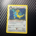 First Edition Foil Holo Dark Dragonite 5/82  Team Rocket Set 2000