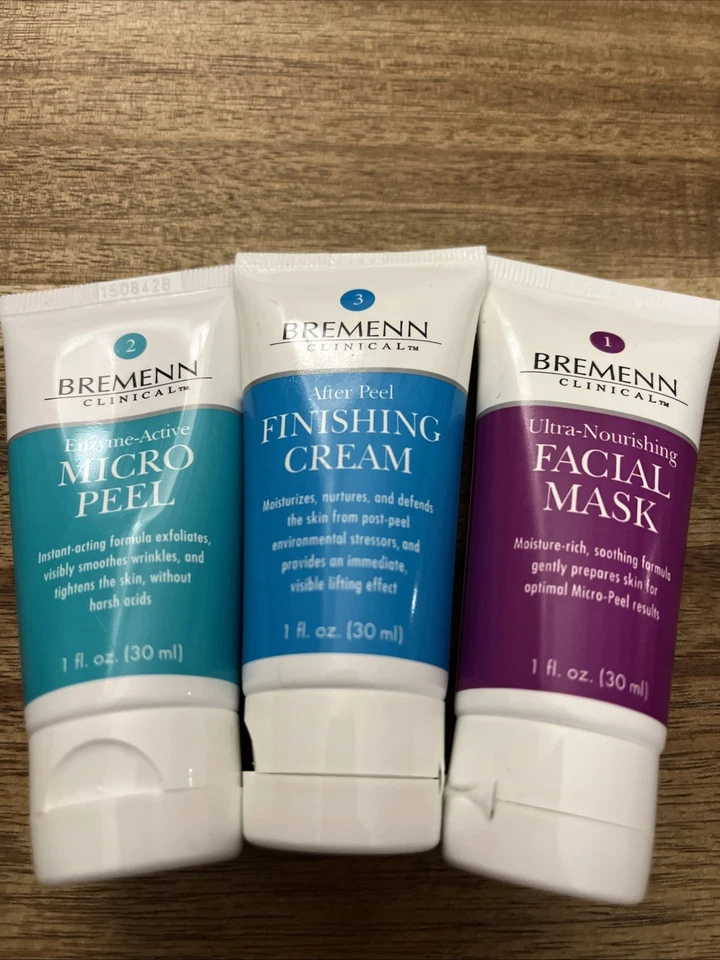 Bremenn Clinical Micro Peel System, 3 Peças, 4 Tratamentos Semanais NOVO LACRADO - Imagem 2 de 4