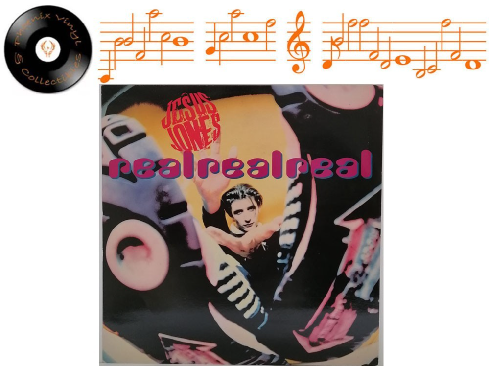 Jesus Jones Real Real Real 12” Single A1U B1U Pressing - EX
