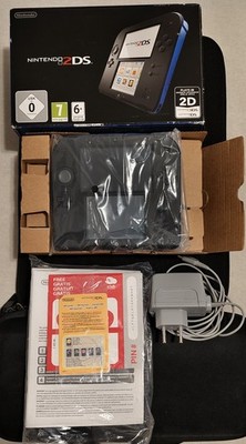 Nintendo 2DS - Handheld-Spielkonsole - Schwarz Blau OVP