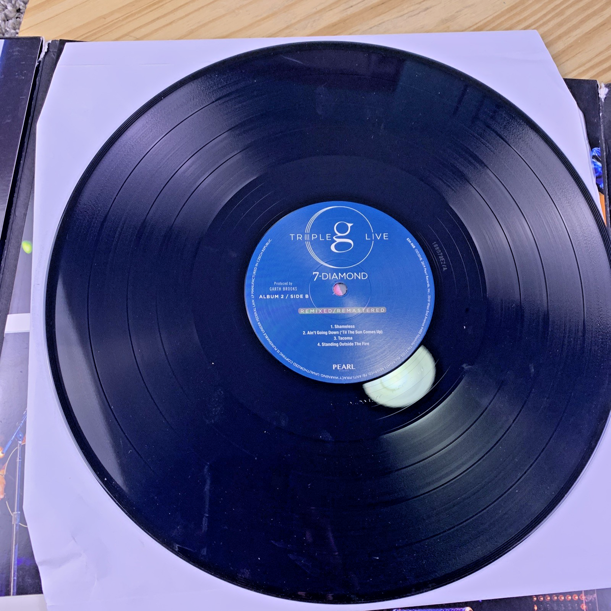 TRIPLE  レコード　Record 7-Diamond GARTH BROOKS TRIPLE LIVE 3 Albums Vinyl Record LP
