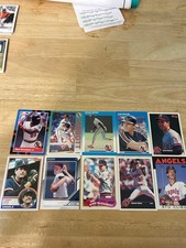 California Angels Baseball Card Collection (10 Cards)