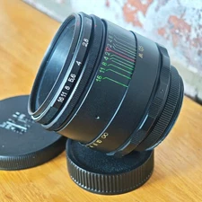 🎥 KMZ Helios 44 CINE Mod lens 2/58 mm  BOKEH FLARE with adapter Canon EF