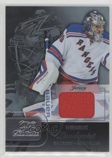 2015-16 Upper Deck Fleer Showcase Flair Row 1 Materials Henrik Lundqvist HOF 0c3