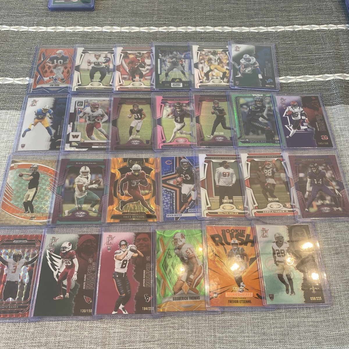 Lot Of 26 Football Numbered Cards | eBay