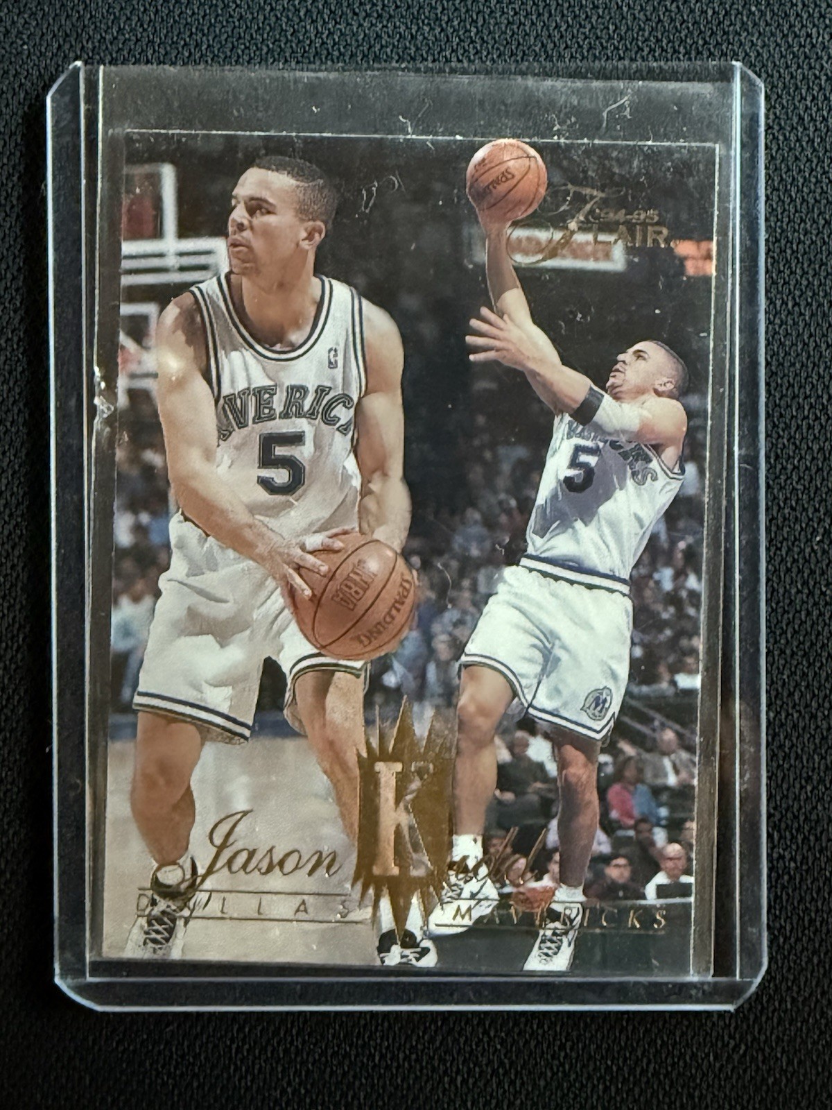 Flair Jason Kidd #202 Dallas Mavericks Basketball 1994-95 Sports Trading Card
