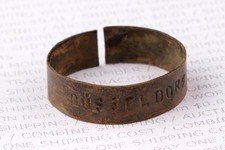 Dusseldorf German WW2 Ring war period WWII Germany Battlefield artifact Military