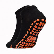 1/4 Pairs Unisex Silicone Non Slip Grip Trampoline Socks for Women'S and Men'S H