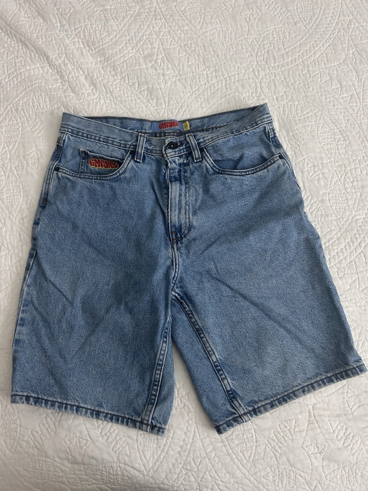 Empyre Men’s Blue Light Wash Denim Shorts Regular Fit 11