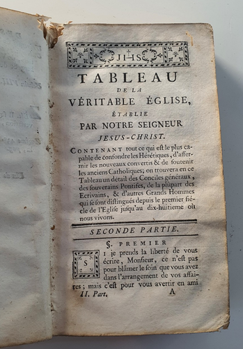 PHILIPPE FERRET - Tableau de l'écriture sainte et de la véritable église...-1758 - Afbeelding 11 van 24