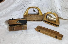 Antique Wooden Parts For Southern Loom 2 Shuttles