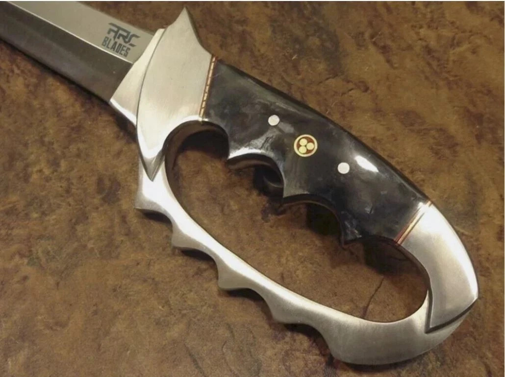 Custom Handmade Tool Steel Full Tang D-Guard Bowie Knife Hunting Survival Knife