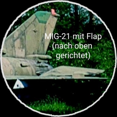Mig-21 Flap Mit Original Planetags-Anhänger 