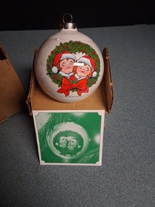 Campbell's 1981 Vintage Soup Kids Christmas Ornament W/ Insert