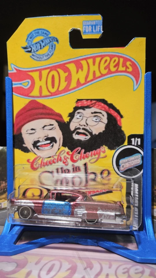 Chevy Impala personalizado Cheech y Chong Hot Wheels con Spectraflame y pilotos reales Foto 3 de 3