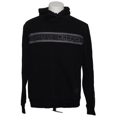 Kappa, Kapuzenpullover, Größe: L, Schwarz, Print, Herren #wmM