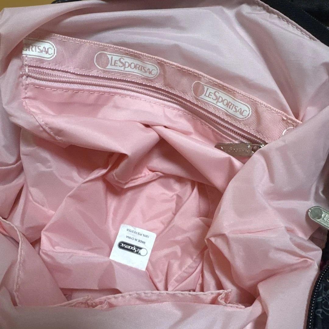 LeSportsac Le Petit Bouquet Hawaii Limited Floral Shoulder Bag Pink Canvas #2 View 4