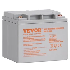 VEVOR Deep Cycle Battery 12V 40AH AGM Marine Rechargeable