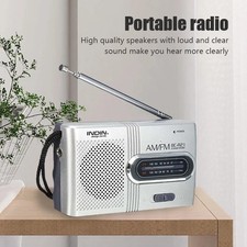 Portable Mini Pocket Travel Am Fm Radio Battery Powered Built-in Speaker Stere