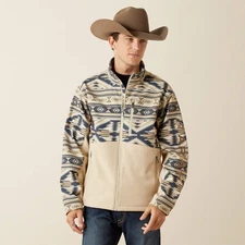 Ariat Men's Logo Softshell Jacket  WHITE PEPPER    10062581