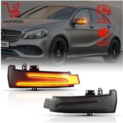 LED Spiegelblinker 2 Stück Canbus Fehlerfrei für Mercedes Benz A B E C Klasse