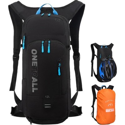Fahrradrucksack  12L Sportrucksack mit Regenschutz Damen Herren