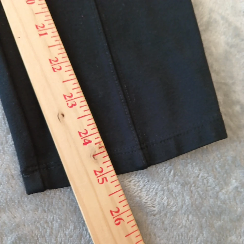 Pantalones al tobillo Old Navy para mujer grandes negros ajustados tiro alto 30x25 Foto 4 de 4