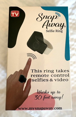 As Seen On Tv Snap Away! Clik Ring - Makes Taking Selfies Easy and Fun (Black)