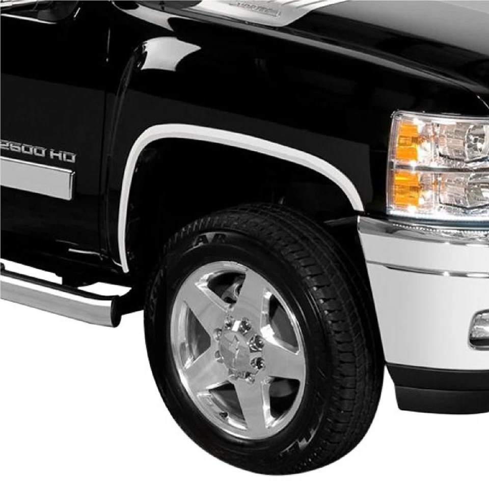 Putco 97289 Set of Stainless Steel Fender Trim for 07-14 Silverado 1500 2500 HD Foto 3 de 4