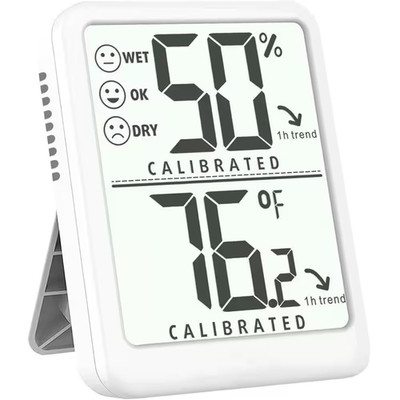 Digital Display Indoor Thermometer Hygrometer Humidity Meter Sensor Accurate Tem