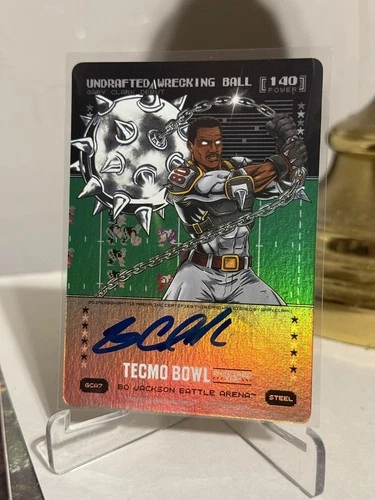 Bo Battle Arena Tecmo Bowl Undrafted Wrecking Ball Inspired Ink Steel Auto