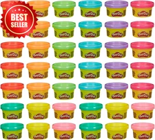Play Doh 42 Pack 1oz Cans Bulk Set Party Favors School Gifts Kids Crafts