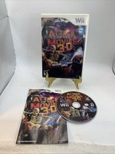 Nintendo Wii Game Attack Of The Movies 3-D CIB Complete Disc Mint No 3D Glasses