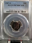 New Listing1987-S Roosevelt Dime PCGS PR70DCAM Proof Silver 10C San Francisco