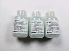 Lot Of 3-Davines MINU Illuminating Protective Shampoo For Colored Hair 2.5fl Oz