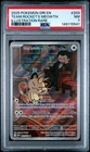 2025 POKEMON DRI EN-DESTINED RIVALS ILLUSTRATION RARE TEAM ROCKET'S MEOWTH PSA 7