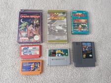 NINTENDO GAMES BUNDLE NES SNES FAMICOM SUPER MARIO BROS FINAL FIGHT MEGAMAN