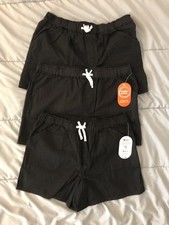 NWT Wonder Nation Girls Pull On Shorts Lot Size XXL  18 BLACK