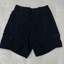 Endura Humvee Mountain Bike Short Adult L Black Cycling Zip Pockets Nylon