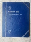 Roosevelt Dime set in classic folder, 1946-1964 complete 42 coins Whitman Book